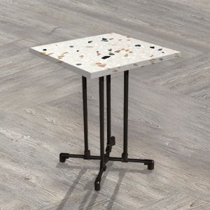 [주문제작] QP-03 테라조 파이프 테이블